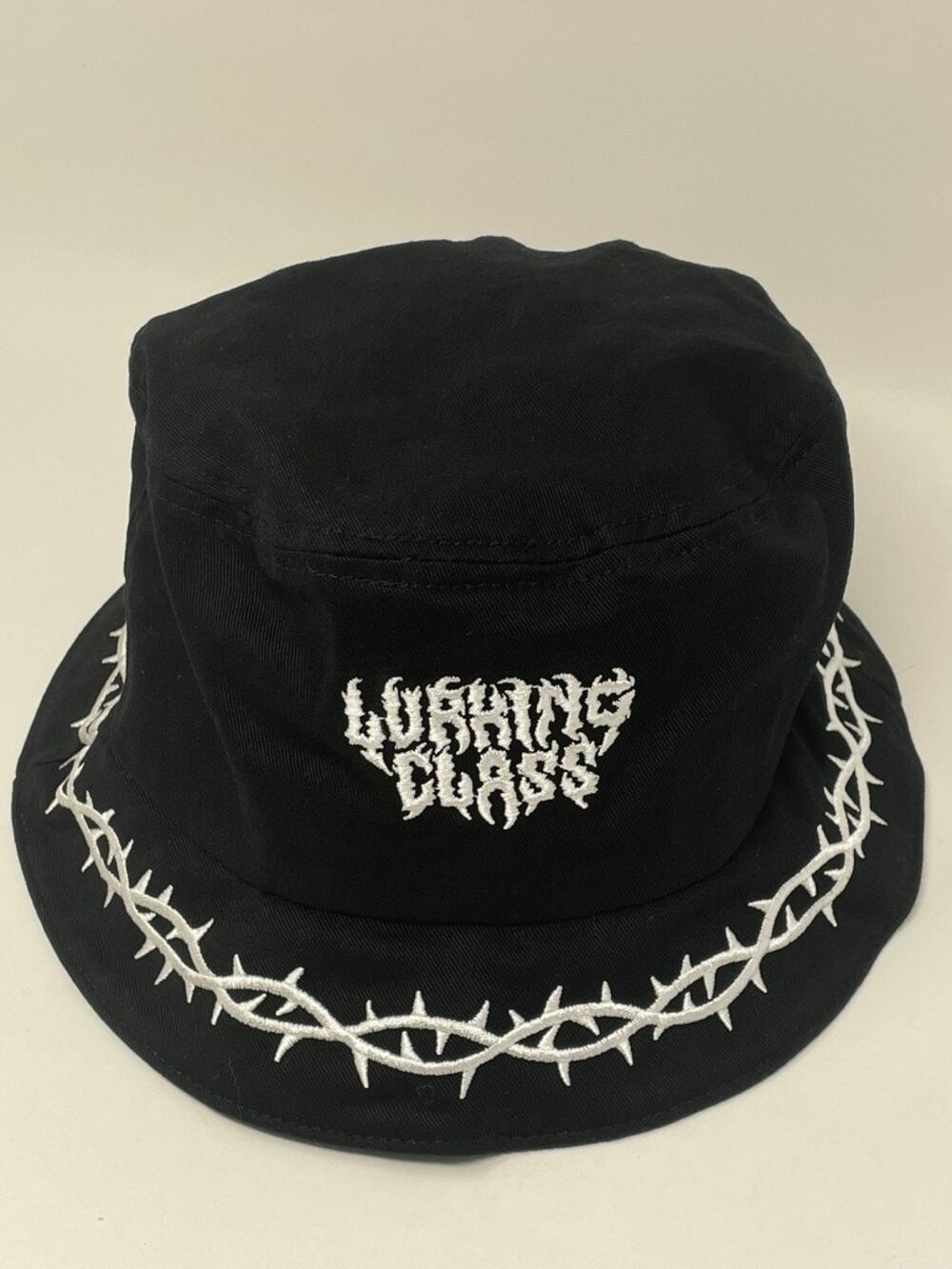 Lurking Class Sketchy Tank Barbed Wire Bucket Hat Black White One Size